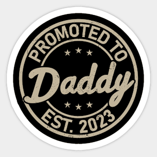 Vintage Badge Dad Daddy 2023 Sticker